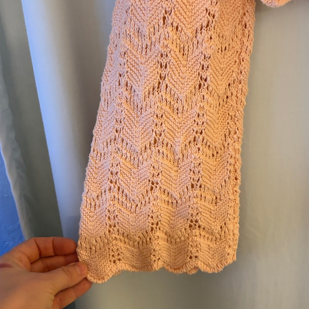 Sugar Moon Women's Knit Open Front Long sleeve boho cottage core Sweater, XL - Picture 6 of 6